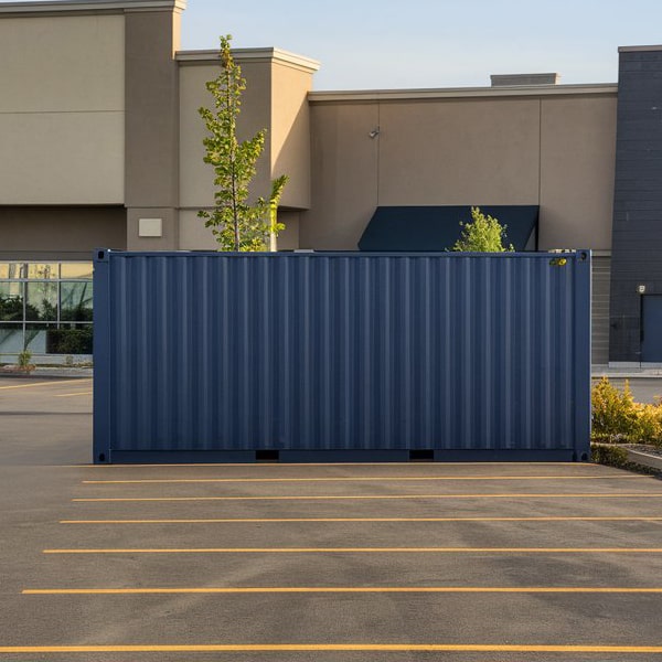you can typically rent a commercial storage container for as long as you need, with flexible rental options available